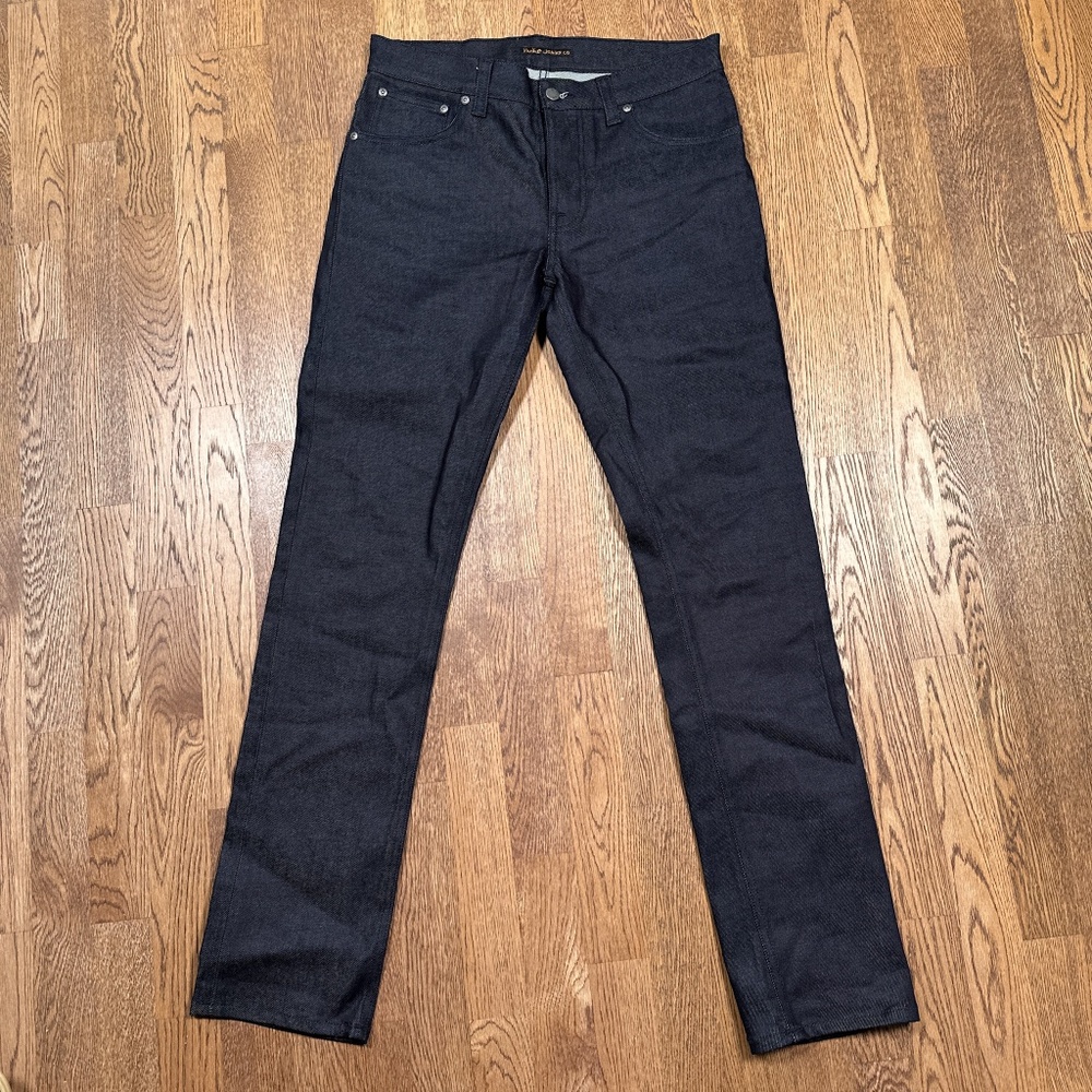 Nudie Jeans Men's Dark Blue Jeans